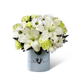 The FTD Tiny Miracle New Baby Boy Bouquet from Victor Mathis Florist in Louisville, KY